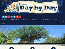 Tablet Screenshot of disneydaybyday.com